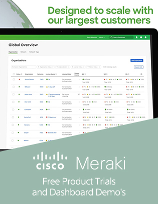 Cisco Meraki free trial offer