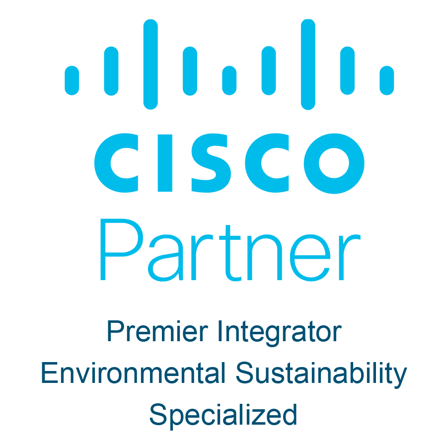 Kubus and Cisco Environmental Sustainability Specialized Partner Logo